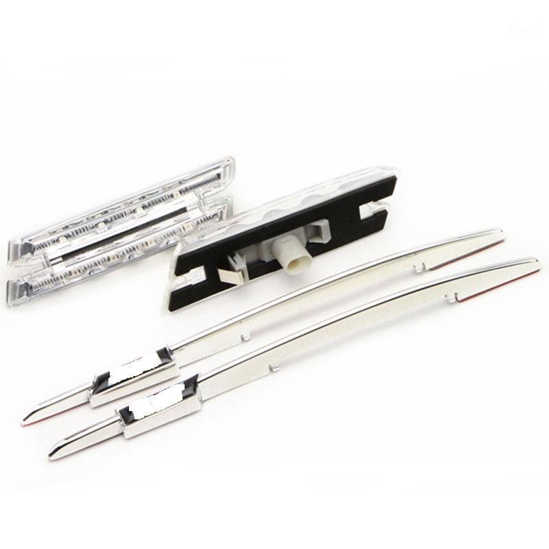 

KELIMI Clear lens 8 LED Side Signal Lamp Car Marker Turn indicator light For E81 E82 E87 E88 E90 E91 E92 E60 E61 Fender Trim1, As pic