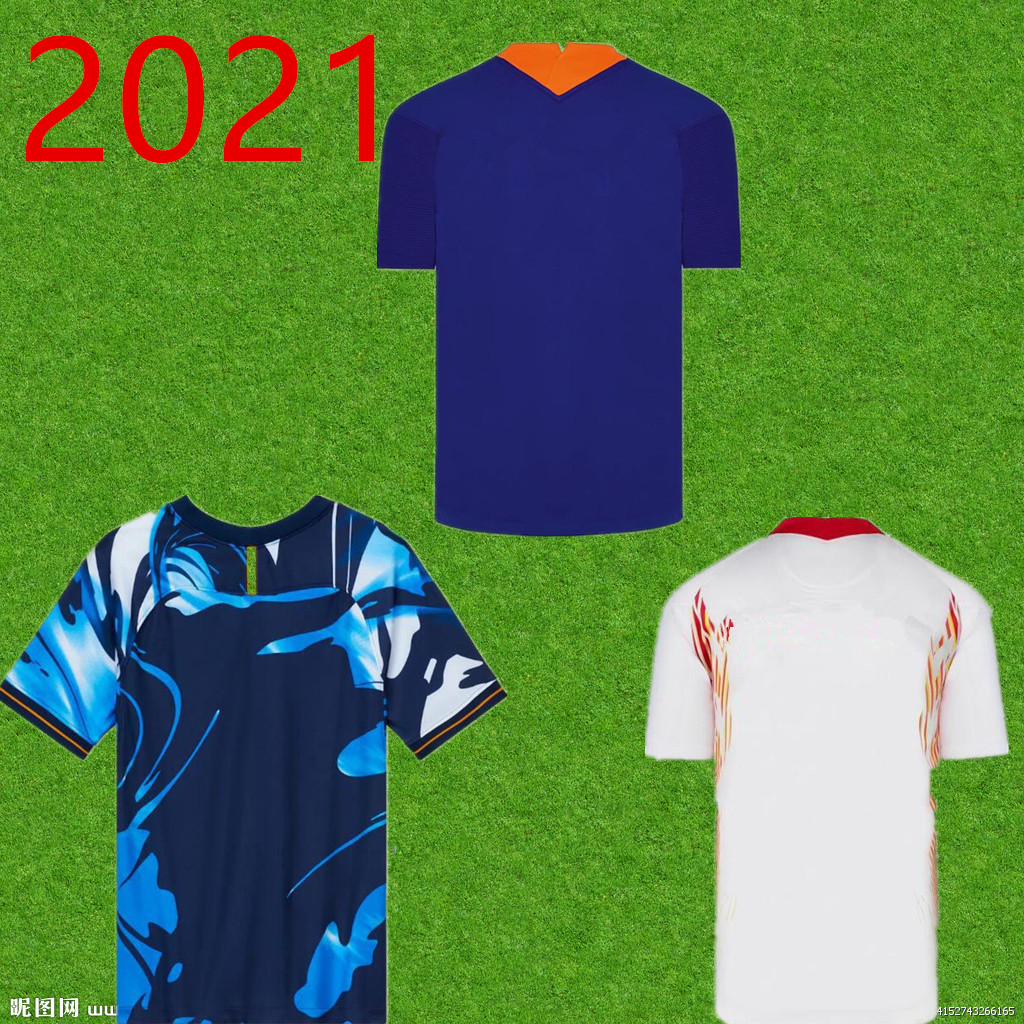 

20 21 Leipziges RasenBallsport Soccer Jersey WERNER KONATE SABITZER RBL FORSBERG Britische fubballtrikots POULSEN HALSTENBERG football shirt, White