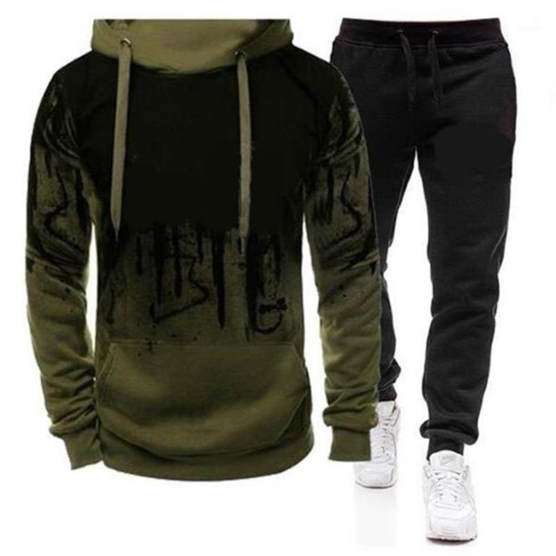 

Autumn 2020 Sport Suit Men Quick Dry Sports Suits Loose Tracksuits Mens Brand Fitness Running Suits Set Warm Jogging Tracksuit1, Black pants