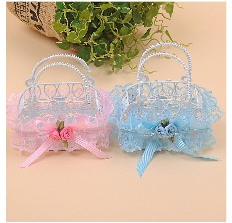 

Iron Basket Candy Box Wedding Gift Box WB376