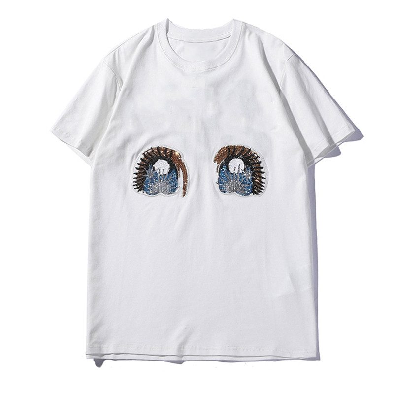 

Fashion Mens stylistT Shirt Mens stylist Casual T Shirt Short Sleeve Men Women Short Sleeve Tees 3 Colors, White