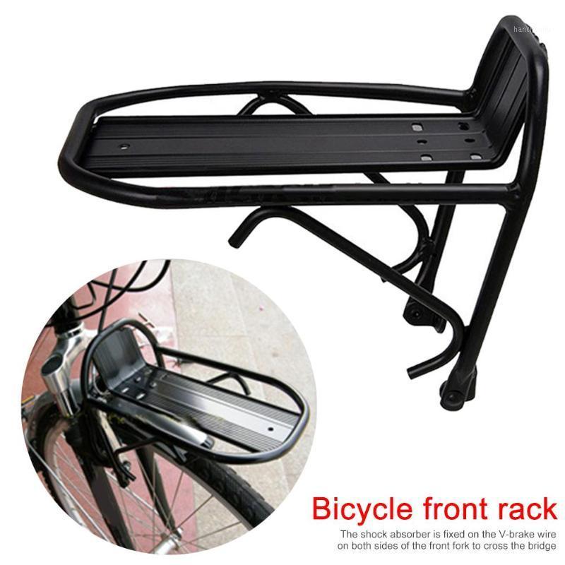 

New Aluminum Alloy MTB Road Cycling Bike Bicycle Front Rack Carrier Panniers Bag Luggage Shelf Bracket Trunk for Bicycle Parts1
