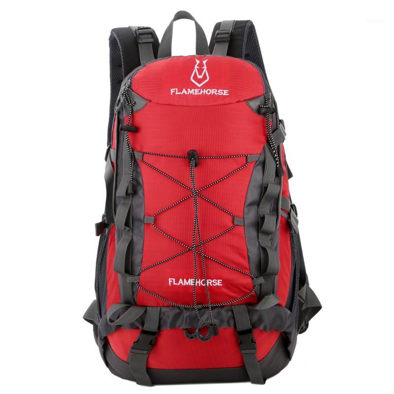 

40L Bag Water-resistant Hiking Backpack Outdoor Sport Camping Climbing Cycling Travel Backpack Daypack Bag for Men Women1, Orange