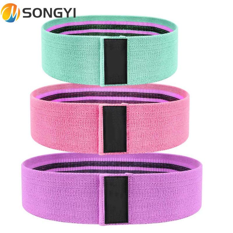 

SONGYI Women Yoga Resistance Band Stretch Resistance Ring Adjustable Hip Circle Anti-Skid Elastic Push Squat Tension Band S135