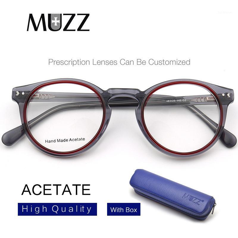 

Acetate Glasse Frame Men Women Vintage Circle Eyeglasses Denmark Brand Design Round Prescription Myopia Optical Eyewear1