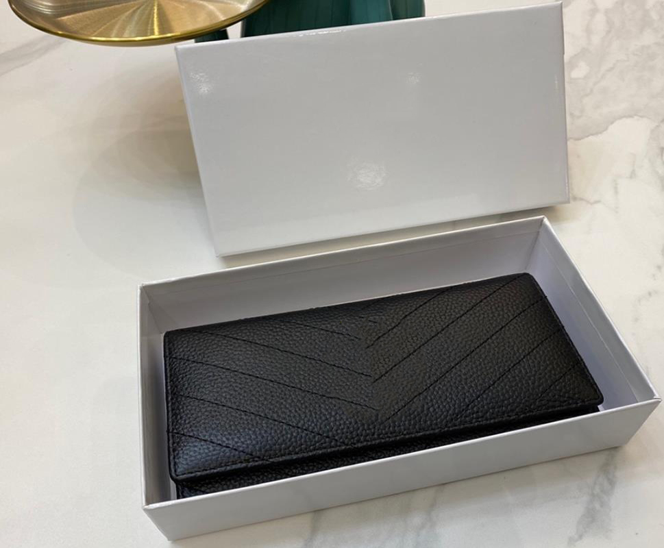 

High Quality UNISEX wallet long purse for women AND MEN leather wallets fashion style, Color choose