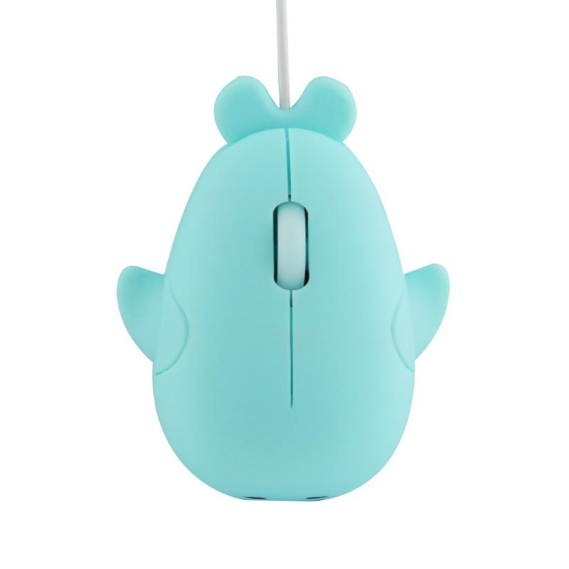

Girls Computer Mouse USB Creative Mouse Cartoon Dolphin Cute Mini Office Gift for Laptop PC