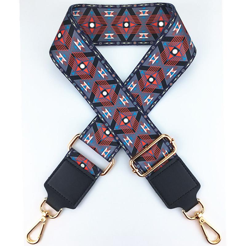 

Bag Parts & Accessories Straps Handbag Belt Wide Shoulder Strap Replacement Accessory Part Adjustable Bags Colorful Canvas Purse Handles