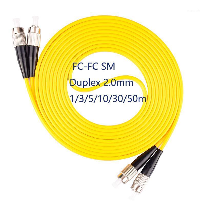 

10pcs/Pack FC/UPC-FC/UPC Singlemode SM Duplex Fiber Optical Jumper Fiber Optic Patch Cord 1m/3m/5m/10m/30m/50m1
