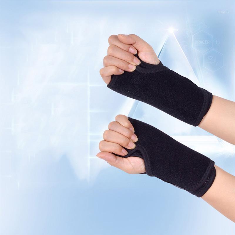 

Hot Sale Wrist band pulseira Orthopedic Carpal Tunnel hand bandage Support Brace Splint Sprains Arthritis Bracer1, Black
