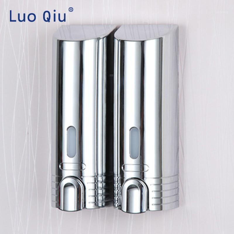 

Electroplated plastic soap dispenser high end soap box pressing double ends for home sale of dispenser hotel1