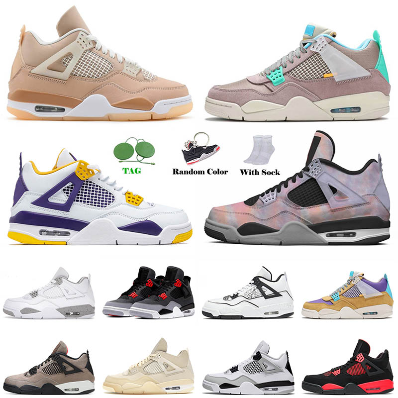 

2022 New Arrival Basketball Shoes 4 4s IV Zen Master University Blue Red Thunder Veterans Day Off Bred Sail Hot Punch White Cement Womens Mens Sneakers Trainers Size 13, D41 kaws black 40-47