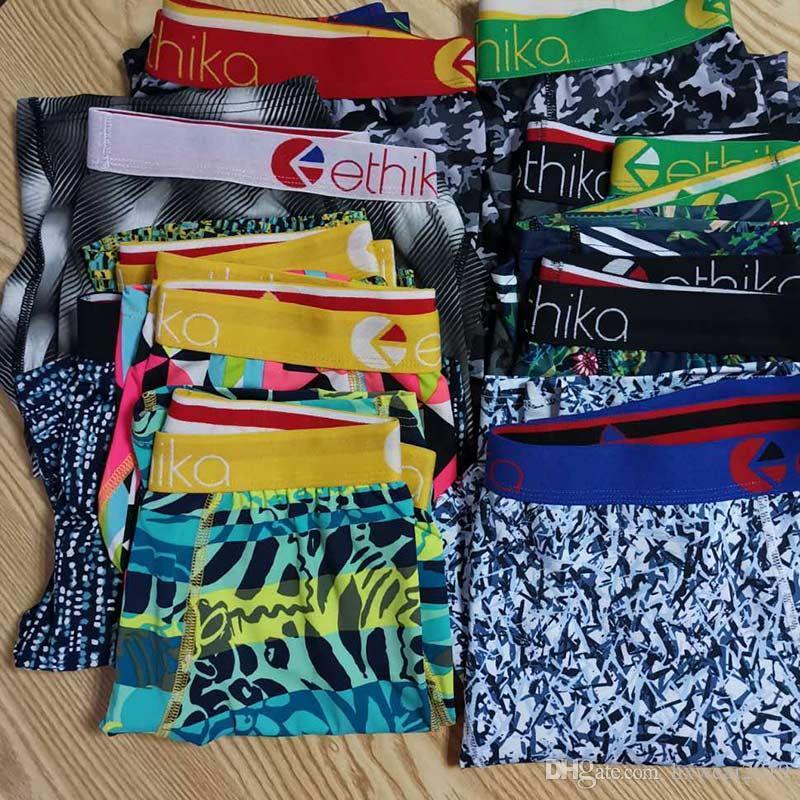 

Top fashion Ethika men' boxer pants men' designer underwear breathable cotton boxer underwear quick drying 001168