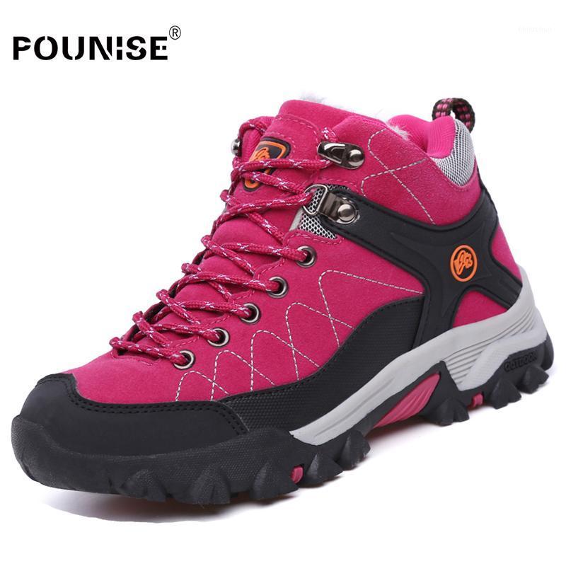 

fashion woman shoes 2020 winter sneakers Women's snow Boots outdoor warm plush Ankle boots women1, Blue