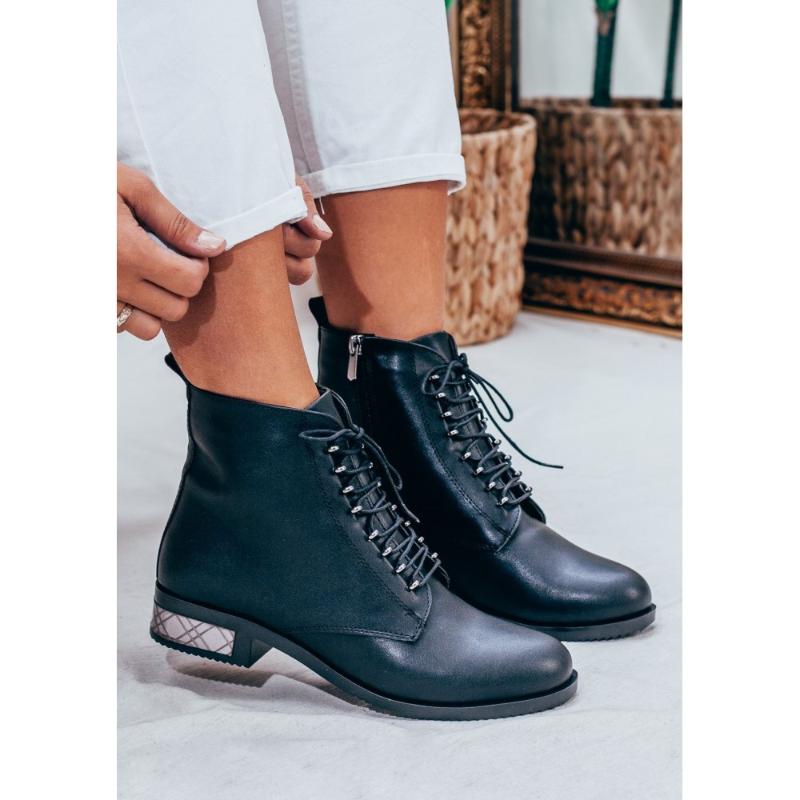 

Black Color PU Leather New Season 2021 Fashion Winter Autmn Standard Mold Short Heel Comfortable Women Female Shoes Boots