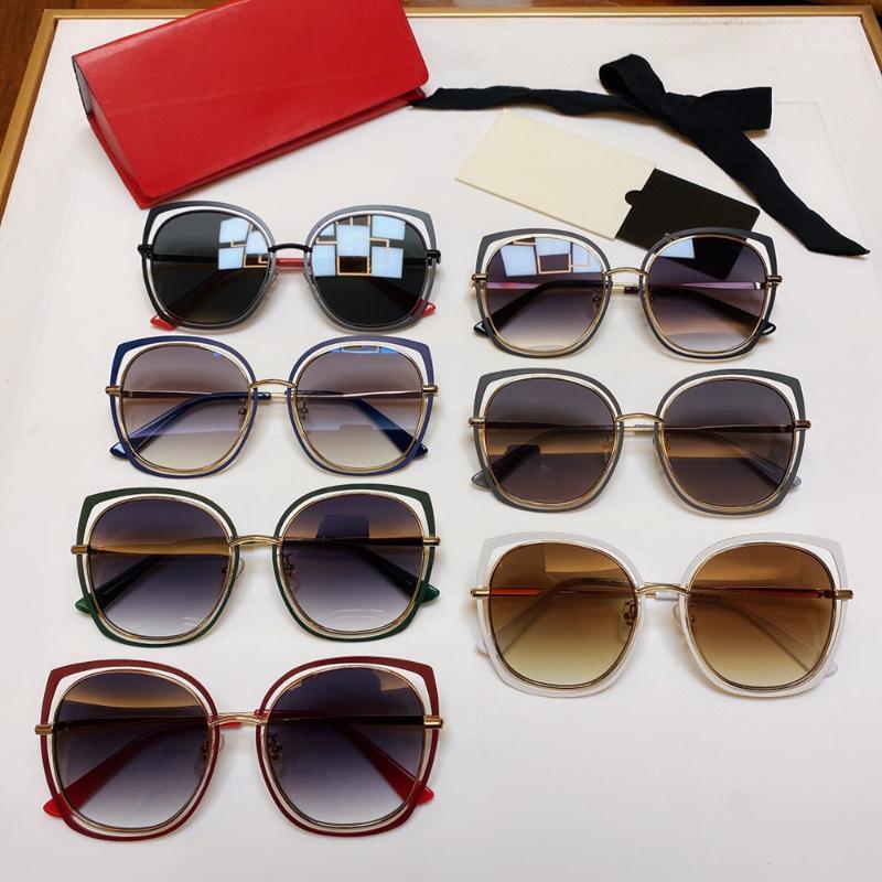 

Brand Designer Women's Sunglasses New Fashion Trend Sunglasses Boutique Metal Frame Luxury Gift Box Sun Glasses1