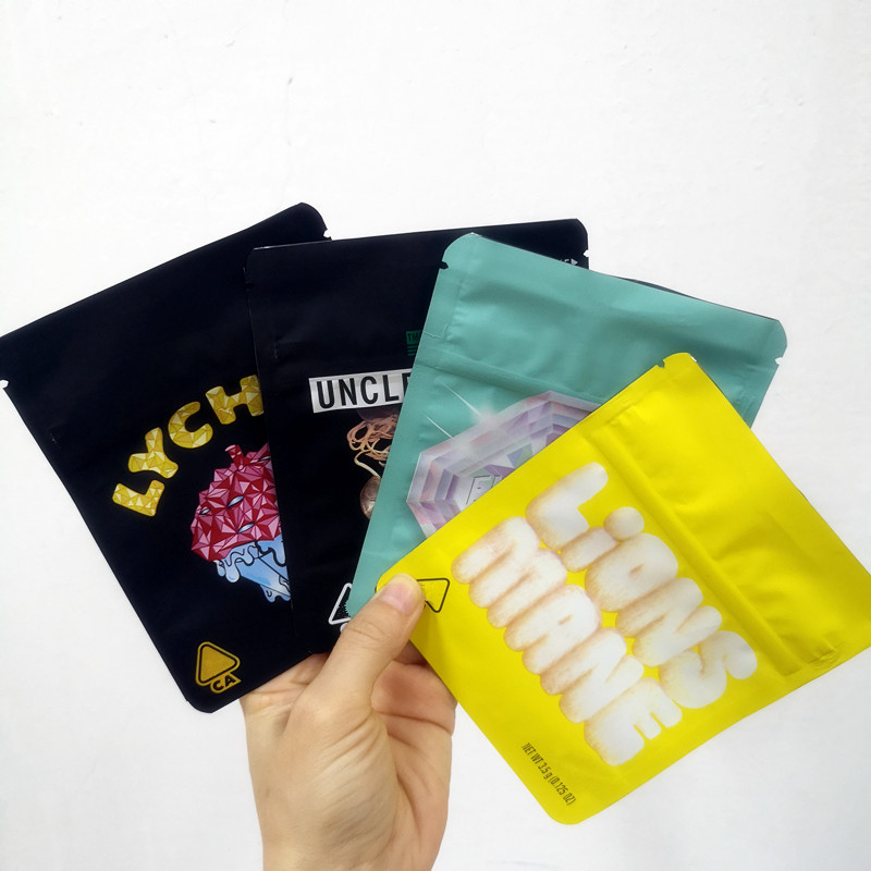 

New 3.5g Mylar Bags COOKIES California SF EMERALD CUT Lions Mane Lychee Uncle Sam OG Packaging Bags 420 Dry Herb Flowers