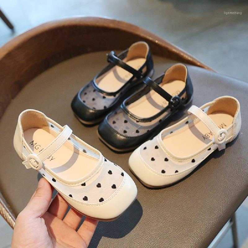

Baby Shoes New Fashion Children Girls Spring Autumn Toddler Pu Net Yarn Spot Princess Danceing Shoes Kids Shoe Girls Flat Shoe1, Black
