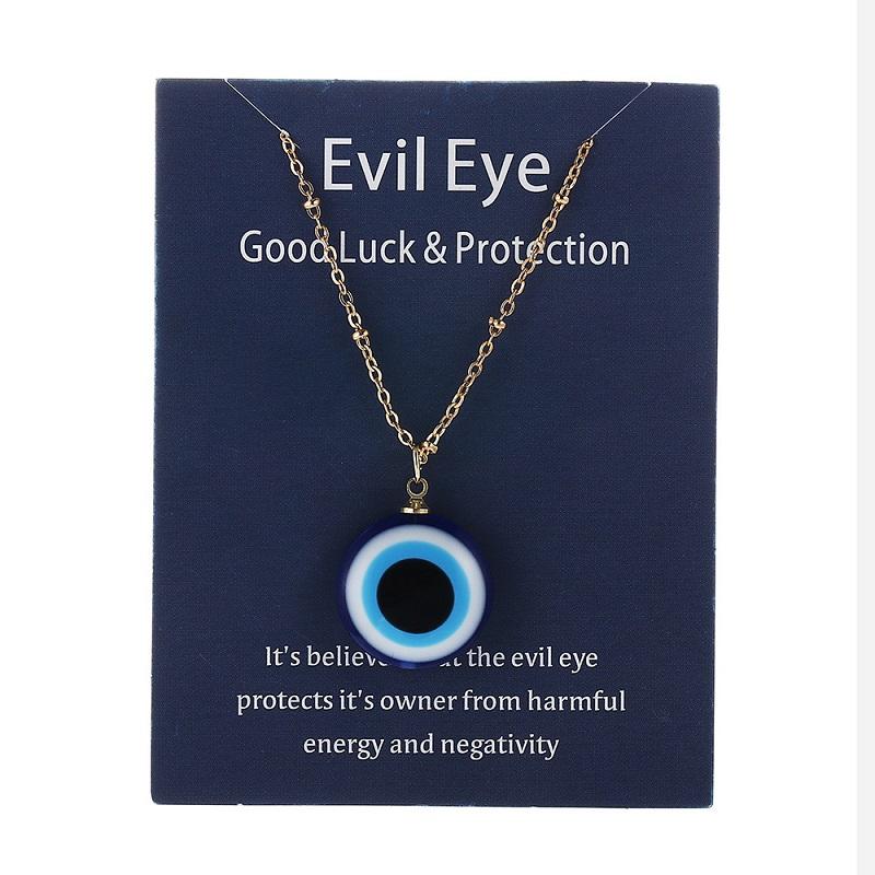 

Evil Eye Pendants Necklace Blue Eyes Necklaces Symbol for Luck Fashion Jewelry