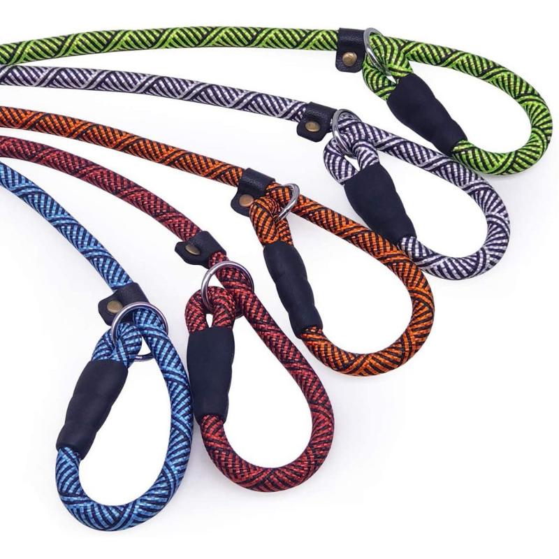 

Dog Accessories Dog Accessories For Large Dogs 1.5mx12mm Durable Rope Slip Collar Lead- Handle Pet Training Leash