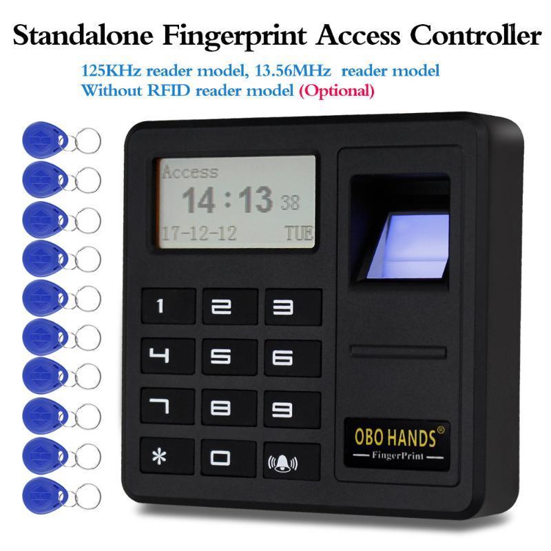 

Upgrade Standalone Fingerprint Access Controller 125KHz / 13.56MHz RFID Keypad Board 500 Users Smart Card Reader Time Display1