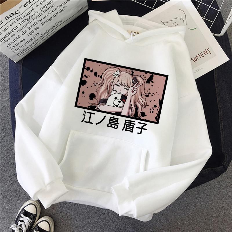 

Men's Hoodies & Sweatshirts Danganronpa Unisex Anime Ouma Kokichi Men/women Kawaii Hip Hop 90s Harajuku Nagito Komaeda Streetwear Male, Black