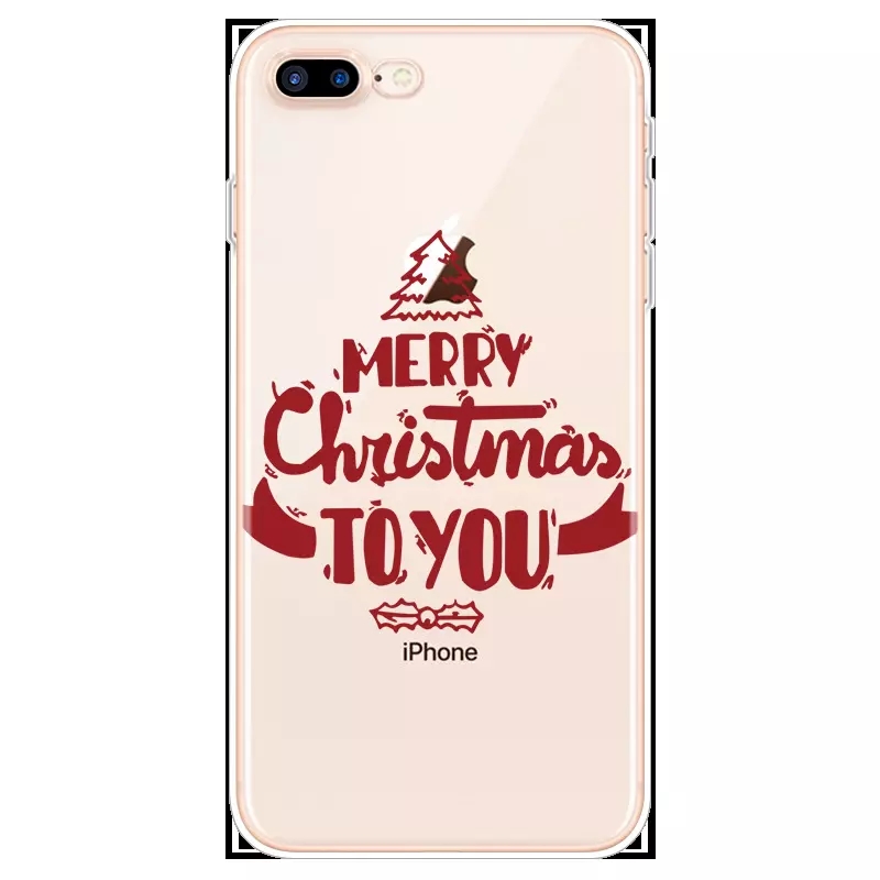 

Merry Christmas Black Cell Phone Case For Samsung S20 Plus Ultra S6 S7 Edge S8 S9 Plus S10 5G Lite 2020, White