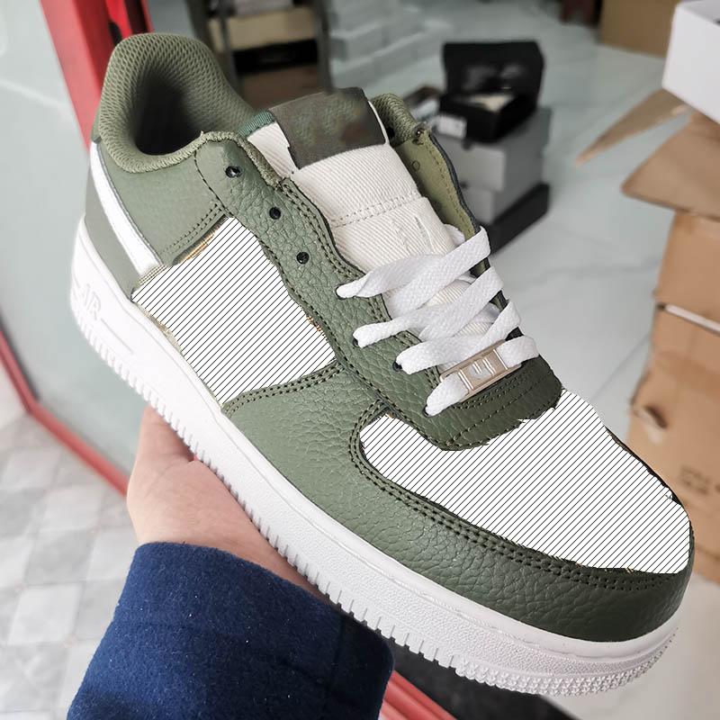 

119New white x 1 Low MCA University Blue Mens Running Shoes Sports fashion Designer Sneakers air one des chaussures off shoes new, 2 without box