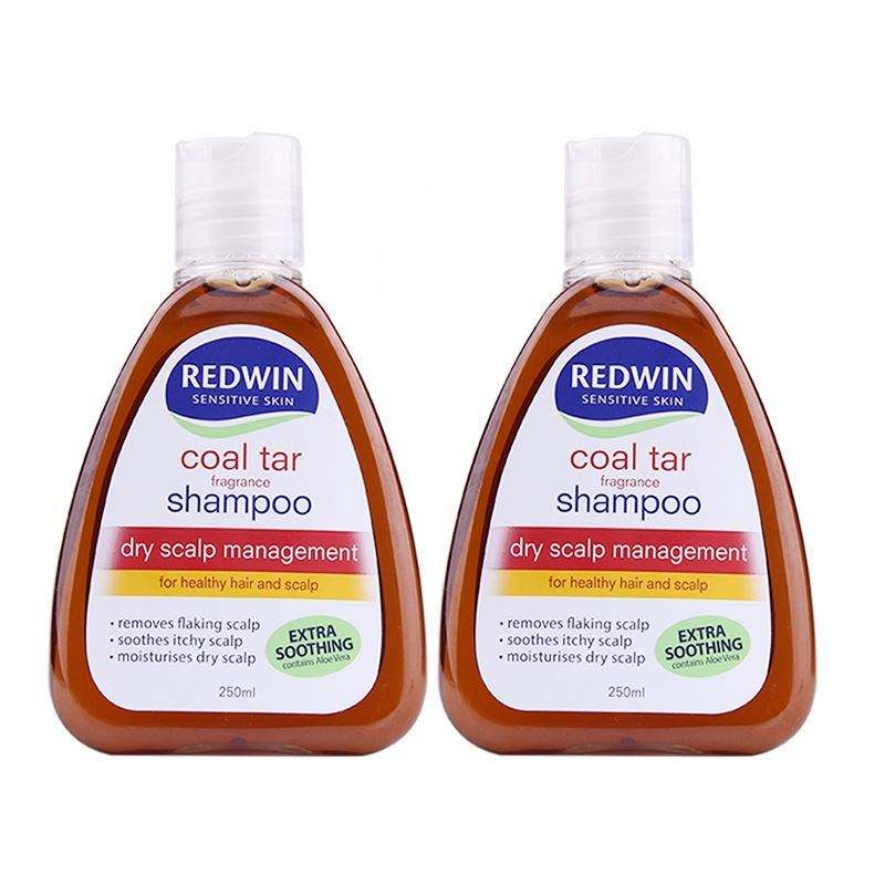 

2 X Australia Redwin Coal Tar Shampoo 250ml pH Balanced Formula for Soothe Flaking Scalp Healthy Silky Clean Hair Scalp 250ml