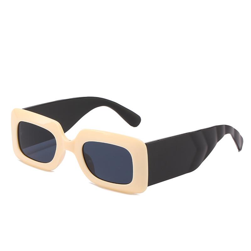 

Vintage Fashion Square Sunglasses Women Men Famous Designer Big Frame Rectangle Retro Sun Glasses UV400 Shades