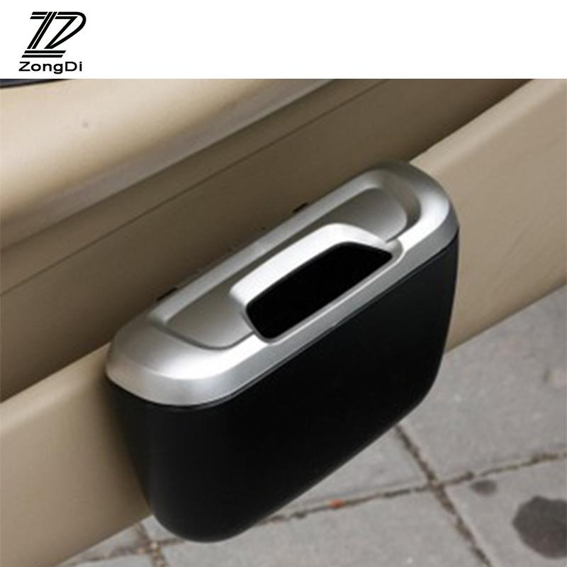 

ZD 1pcs Car Styling Garbage Storage Box Stickers For C5 C4 C3 Mini Cooper Astra H G J Vectra C Saab Accessories