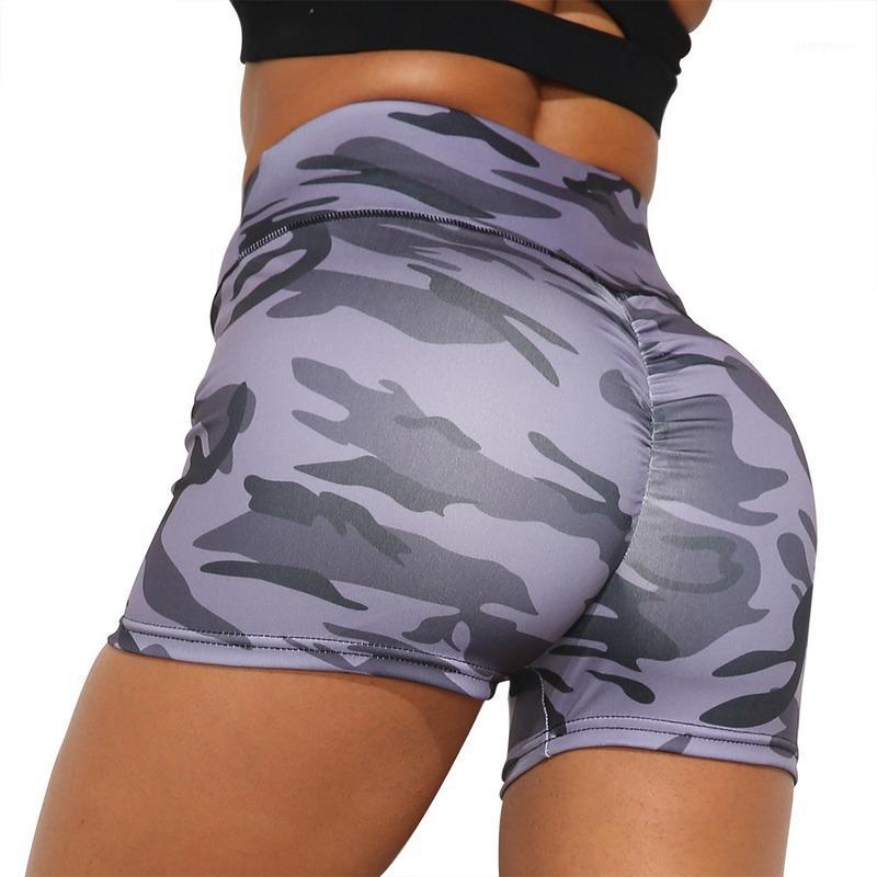 

Yoga Shorts Women New High Waist Sports Slim Pants Hips Yoga Pants Printed Shorts Hot Women Gym Exercise1, Red