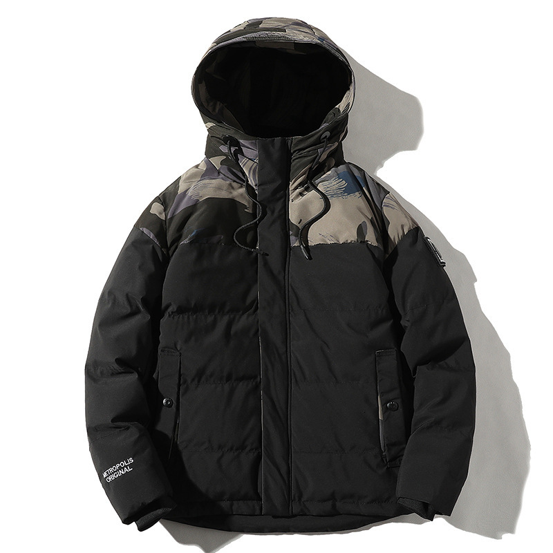 

2021 New Brand Clothing Casual Warm Black Grey Hooded Winter Jackets Men's Parkas Bomber Windbreakers Coats 545i, Wsl-398 3