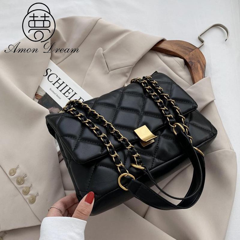 

Diamond Lattice PU Leather Small Crossbody Bags For Women 2021 Luxury Handbags Women Bags Designer Fashion Lady Travel Trend Bag, Beige