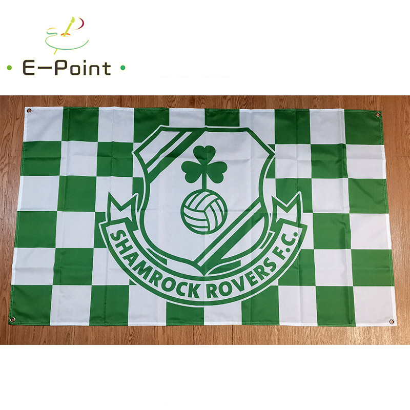 

Shamrock Rovers FC Flag 3*5ft (90cm*150cm) Polyester flagg Banner decoration flying home & garden flags Festive gifts
