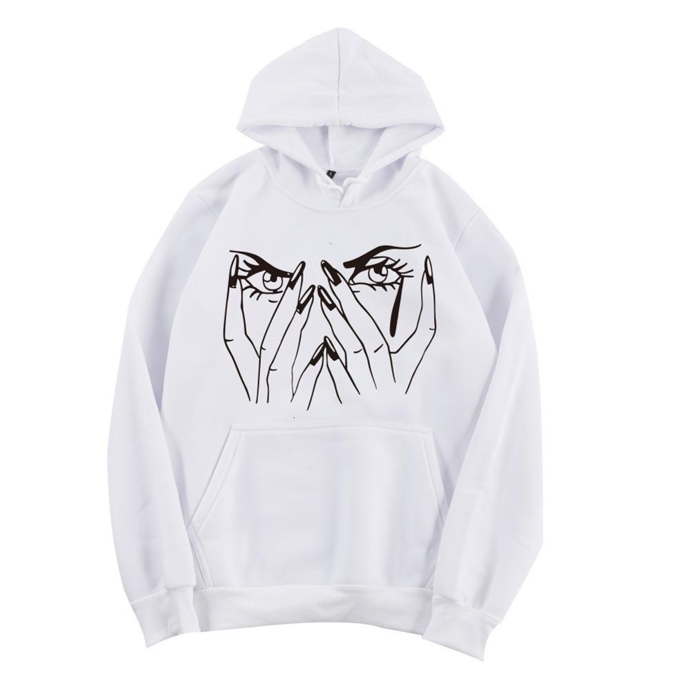 

2021 New Women Hoodies Autumn Hooded Soft Warm Sweatshirt Oversize Finger Printed Pocket Female Winter Cold Clothing Hsjd, Wine red