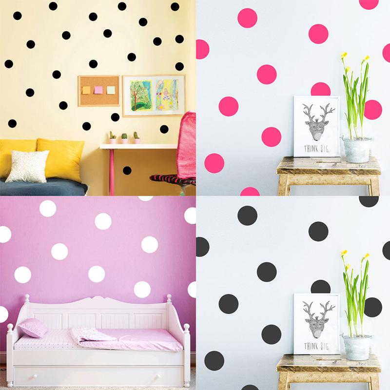 

Nursery Kids Rooms Mini Polka Dots Wall Sticker DIY Art Refrigerator Home Decor Wall Decors Children Decals 3cm/5cm