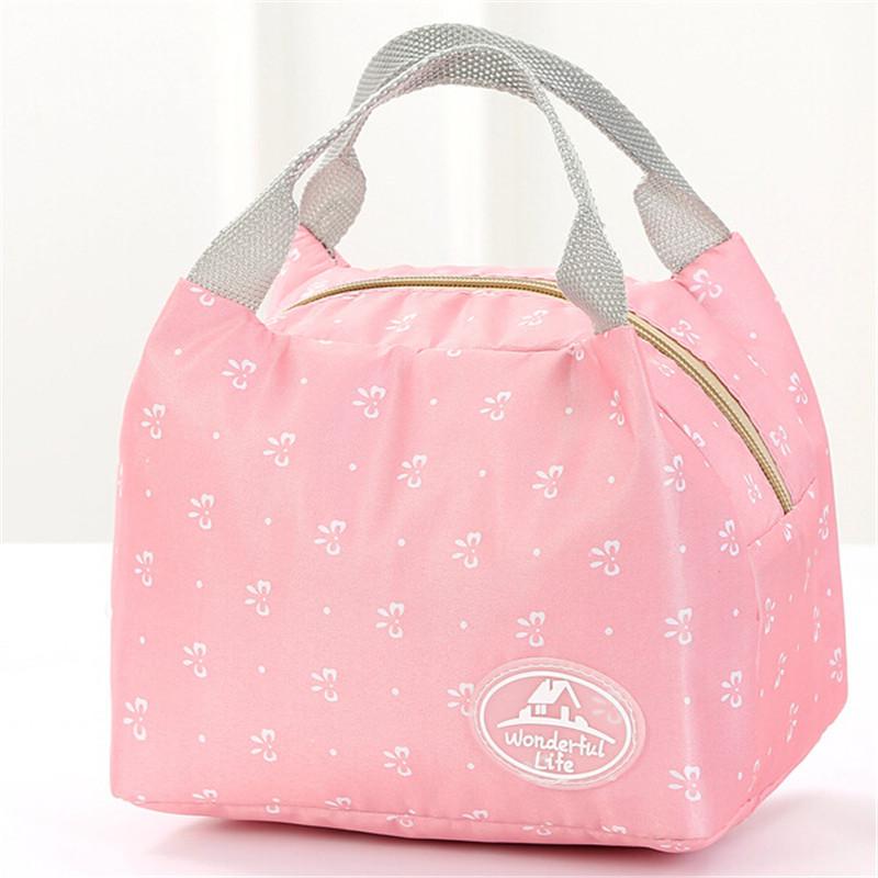 

New Portable Nylon Cloth Insulated Waterproof Cooler Lunch Carry Tote Storage Bag Picnic Lunch Cool Bag