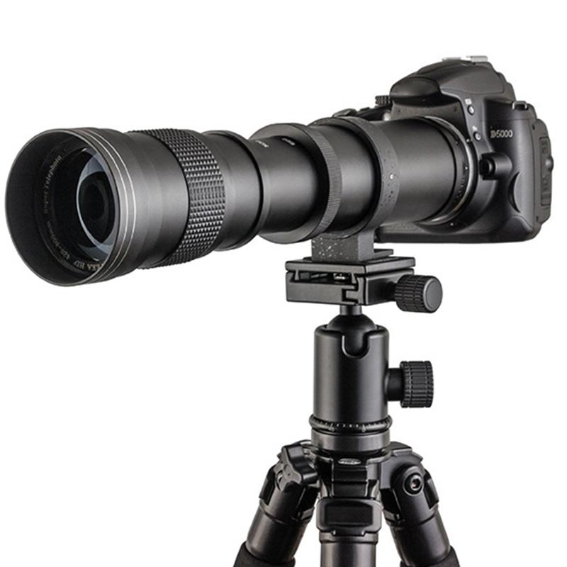 

420-800mm F/8.3-16 Zooms Camera Lens T-Mount for SLR DSLR Camera Photography Supplies Accessories PUO88