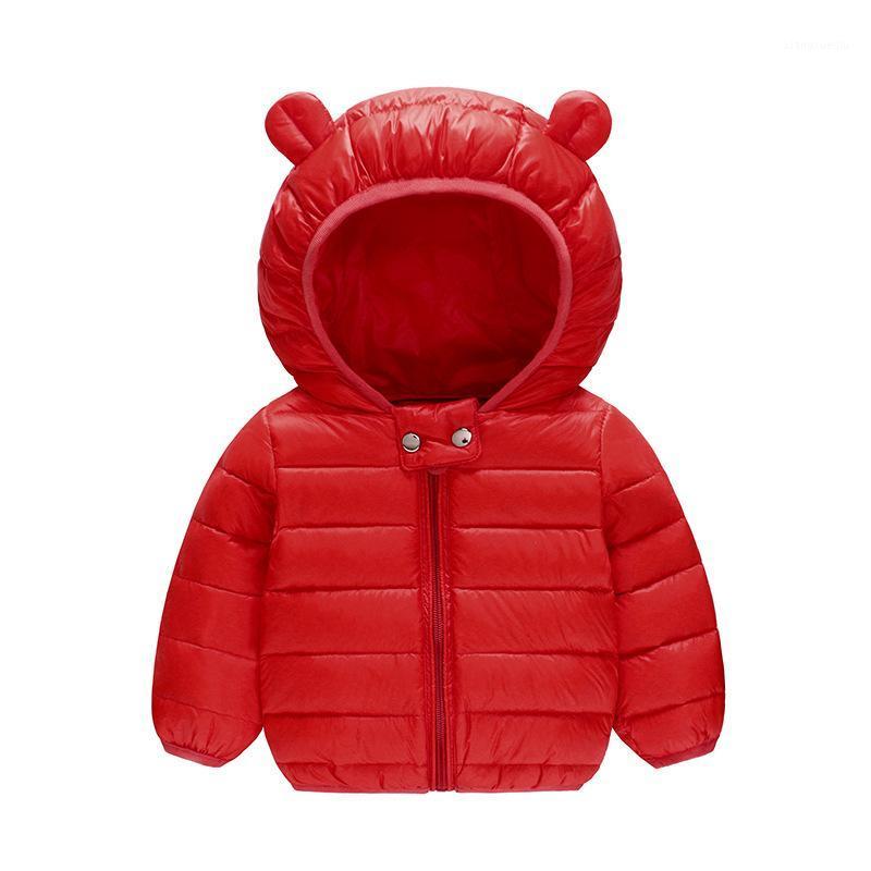 

ZWF513 Cute baby girls jacket kids boys Light down coats with ear hoodie spring girl clothes infant children's clothing for boys1, Black