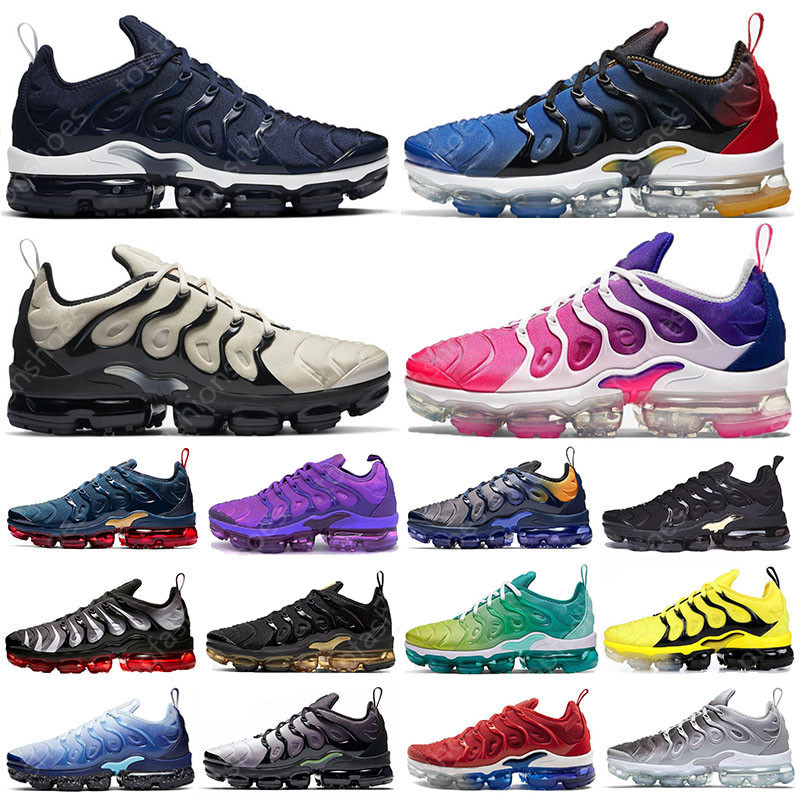 

Top Fashion tn plus Light Bone Royal Blue Metallic Gold mens running shoes Pink Purple Hyper Violet Lemon Lime women sport trainers sneakers, White;red