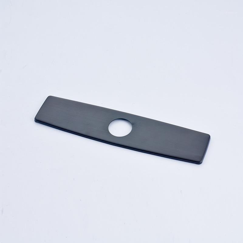 

Quyanre Black Brushed Nickel Chrome Free Shipping 10 Inch Hole Cover Plate Kitchen Faucet Accessories1