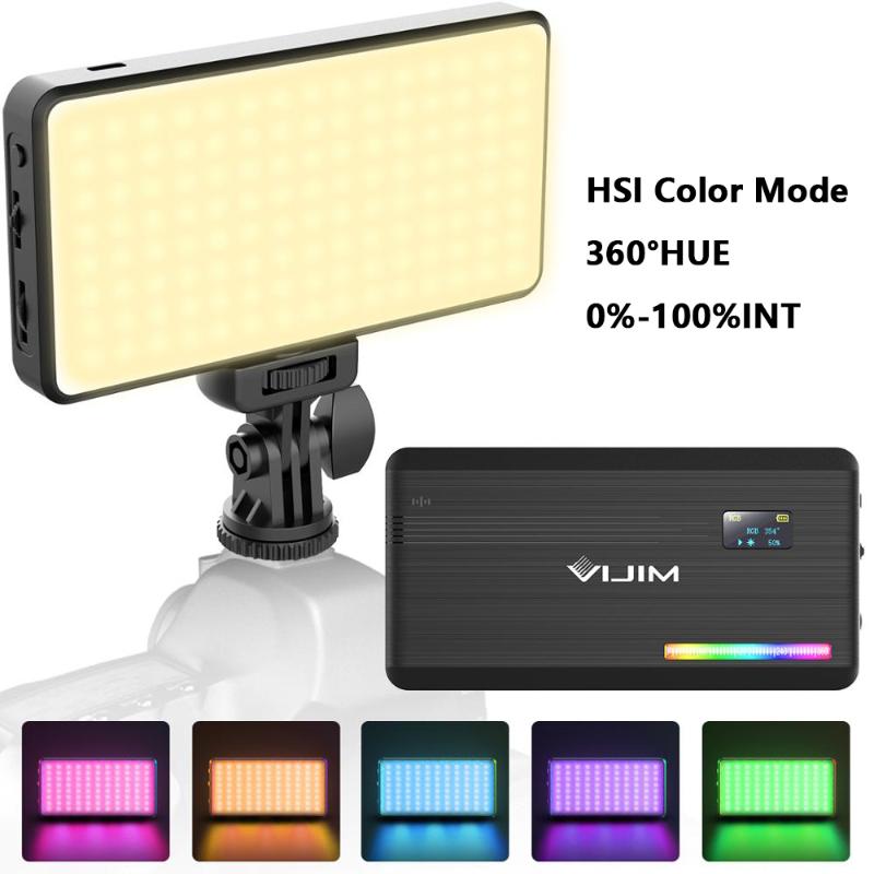 

Ulanzi RGB LED Video Light 2500K 9000K Dimmable Fill Light DSLR Smartphone Vlog Lamp Photography Lighting Kit PD Charging