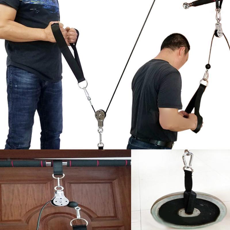 

1color Forearm Strength Exerciser and Lift Pulley System,Workout with Pulley Adjustable Length Home Gym Easy Install1