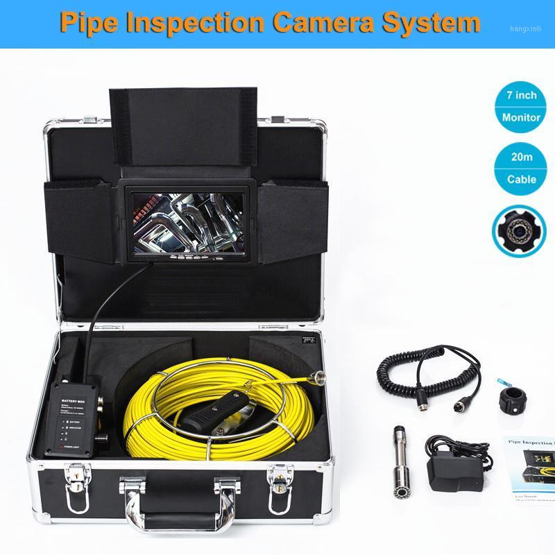 

20M Cable 7 inch LCD 1000TVL 23mm Lens Waterproof Drain Pipe Inspection System 12pcs LED Light1