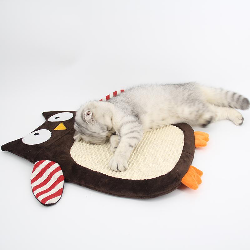 

2020 new pet supplies pet cat sisal Eco-friendly grinding board cat mat