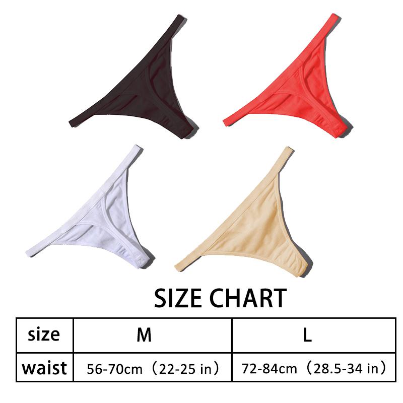 

Women's Cotton G-String Thong Panties String Underwear Women Briefs Sexy Lingerie Pants Intimate Ladies Letter Low-Rise Panties, Black