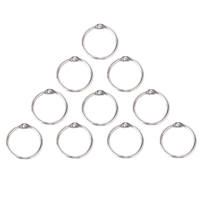 

10 x Clamp Rings for Scrapbooks - 15mm
