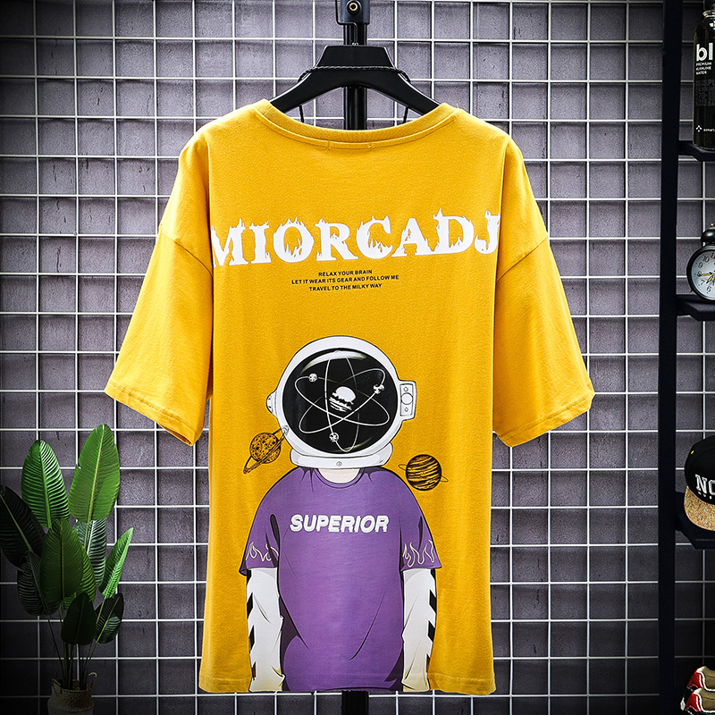 

Man's T-shirt Men 2020 Summer Yellow Anime Oversized Hip Hop Japanese Streetwear Harajuku Tshirt Male T Shirt Men, White t-shirt men
