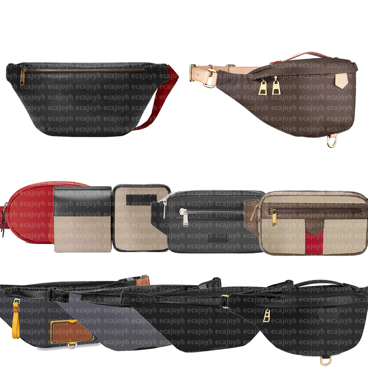 

Luxury Fanny Pack Designer Womens Bumbag Mens Waist Bags Style Chest Pack Bag Chestpack Messenger Belt Handbag Cross Body Purse Crossbody Ecajoyh, With dust bag